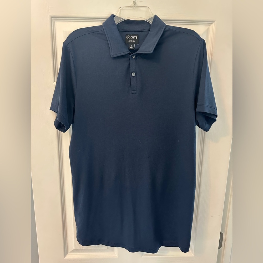 Cuts Clothing Navy Polo Shirt